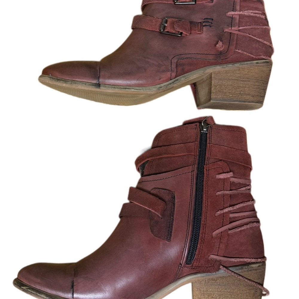 Burgundy Booties - Picture 3 of 7